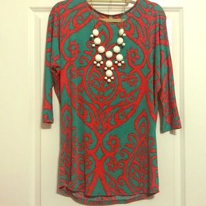 Patterned tunic